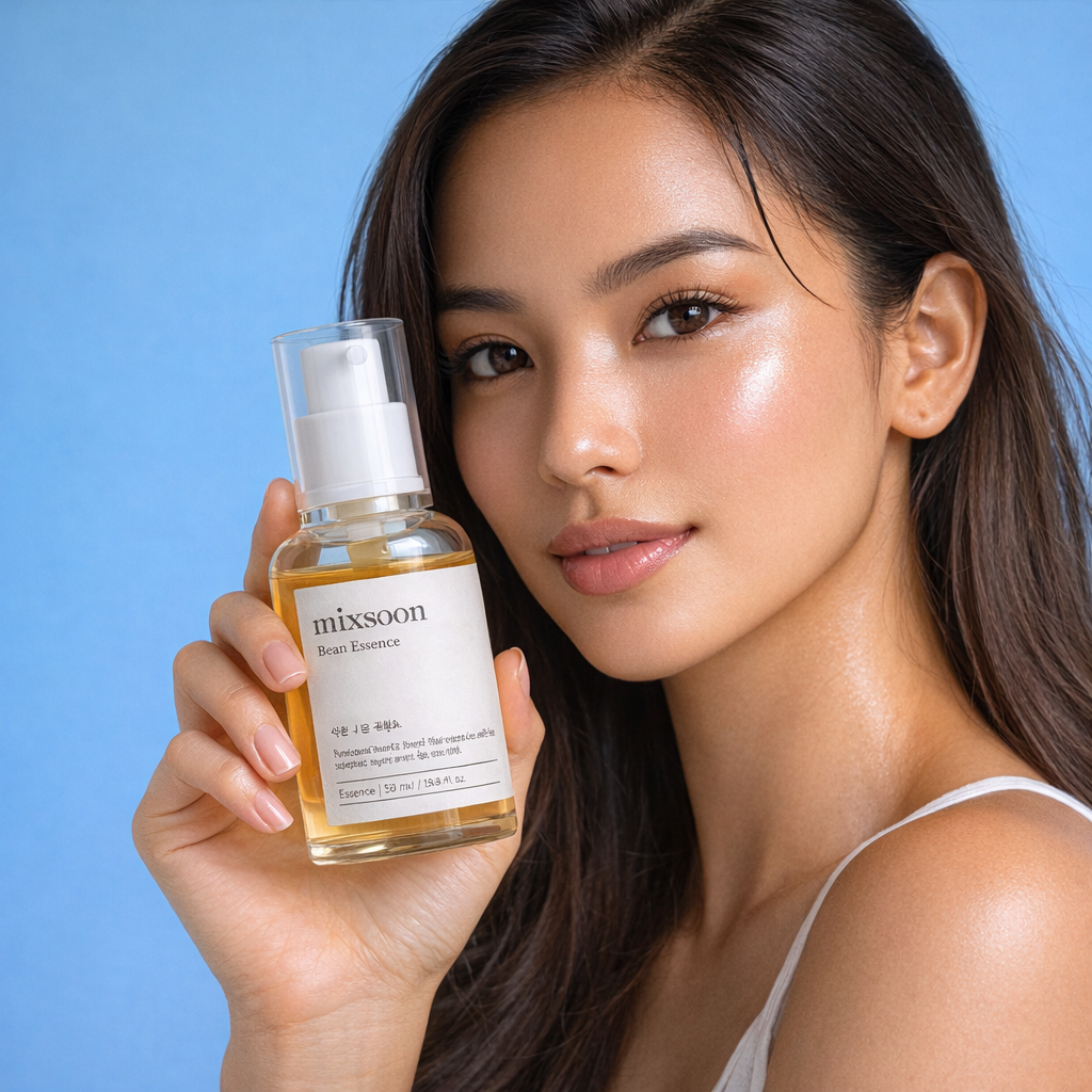Mixsoon Bean Essence (30ml): Fórmula natural y ligera. Piel hidratada y luminosa